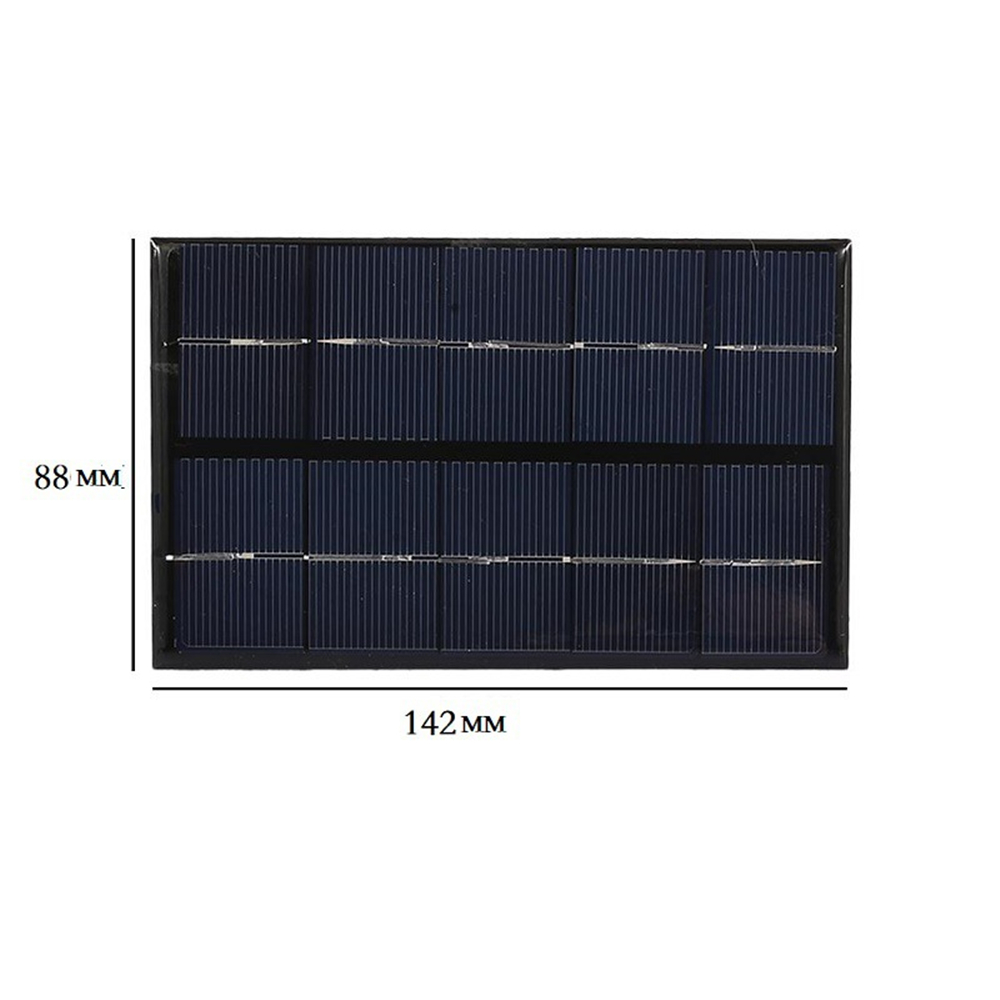 USB Solar Panel Outdoor 5W 5V Portable Solar Charger Pane Climbing Fast Charger Polysilicon Travel DIY Solar Charger Generator