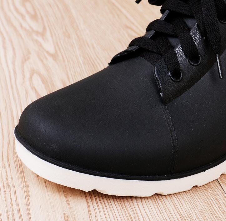 SunNY Everest, Botas de lluvia para hombres, zapatos de agua con cordones, botines, Botas de lluvia, botas cortas para hombre, zapatos antideslizantes para trabajar en el jardín