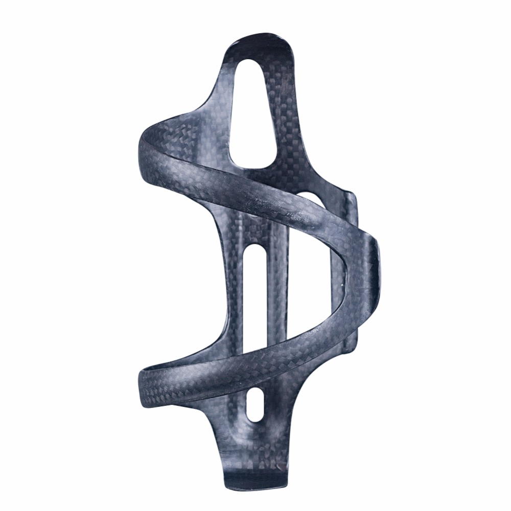 Portabotellas para bicicleta de montaña o carretera, soporte lateral de material carbono 3K de 20g mate/brillante para bebida de agua en el ciclismo
