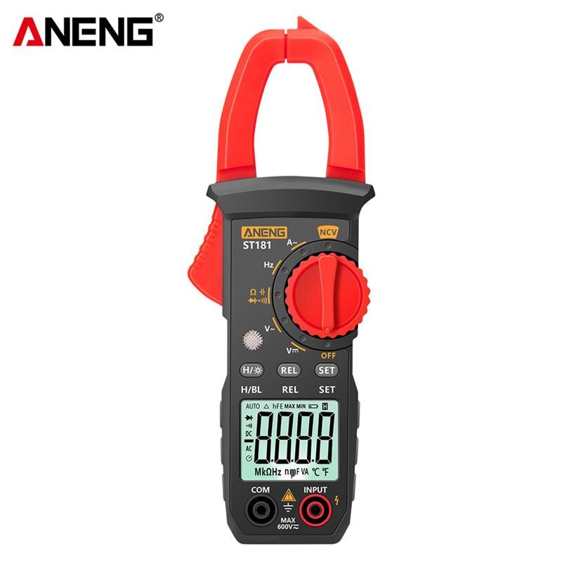 ST181 Smart Digitale Klem Meter Hoge Precisie Multimeter 400A Ac/Dc Stroomtang Digitale Display Backlight Stroomtang