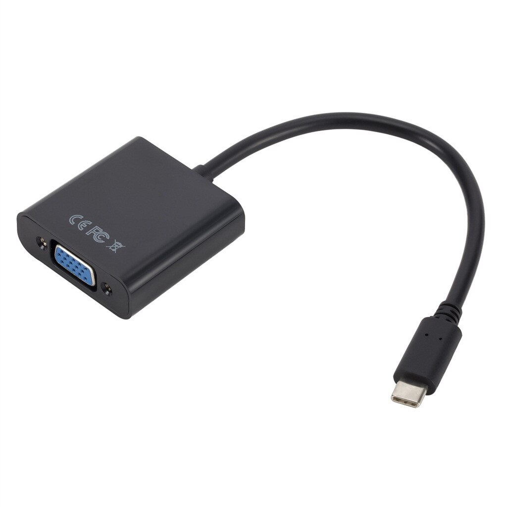 DisplayPort Display Port USB3.1 Type C naar VGA Adapter Kabel USB-C Male Naar VGA Vrouwelijke Video Transfer Line voor PC computer FW3