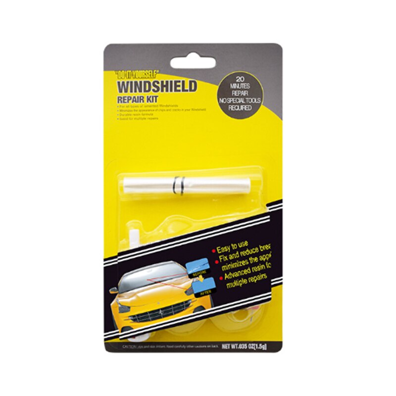 Auto Windshield Repair Kit Crack Glass Resin Sealer Car Window Quick Fix Windscreen Crack Remove Auto Glass Restore Tools