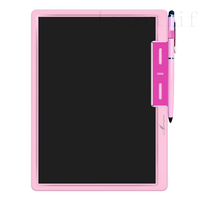 10.1 Inch LCD Business Writing Tablet Portable Electronic Drawing Board One-Click Erasable Digital Handwriting Notepad: Colors Pink