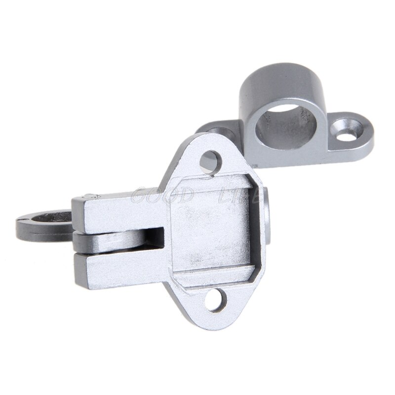 Window Gate Security Pull Ring Spring Bounce Door Bolt Aluminum Latch Lock White