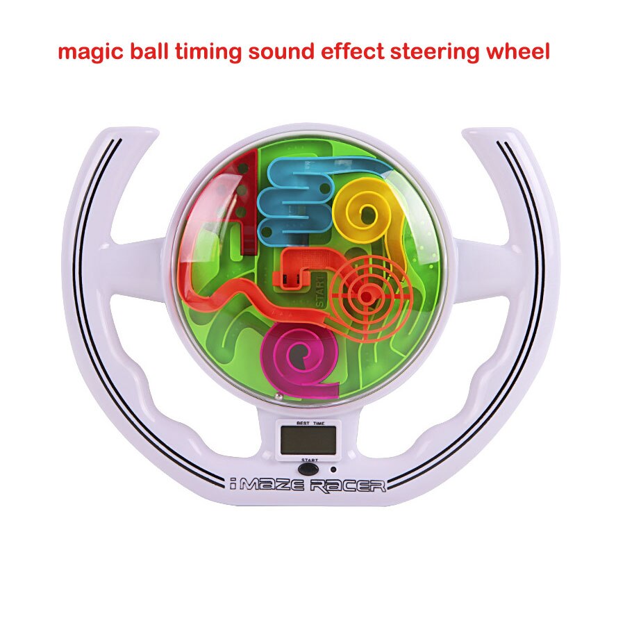 3D Di Puzzle Magico Labirinto Perplexus Interattivo Gioco del Labirinto, 99-299 Sfide IQ Balance giocattoli Educativi per Bambini e Adulti: steering wheel ball4