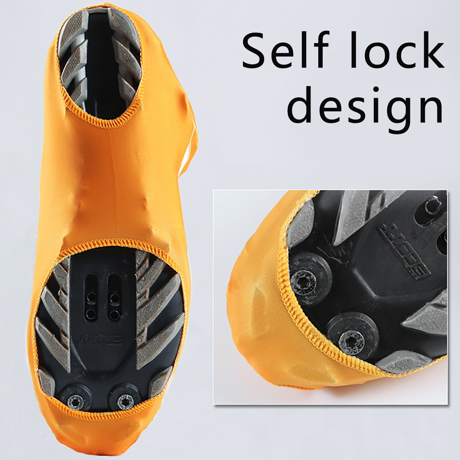 Cycling Shoe Covers Thermal Bike Shoe Covers Waterproof Windproof Warm Man Woman Overshoes Winter Shoe Cover Protector #4