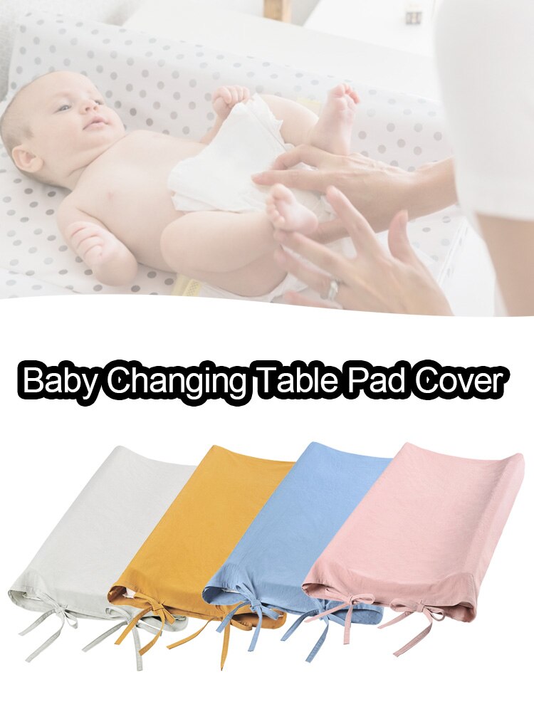 Klassieke Baby Luierbak Cover Puur Katoen Zachte Luier Veranderen Tafel Vel Verwijderbare Pad Cover Fit Veranderende Pads