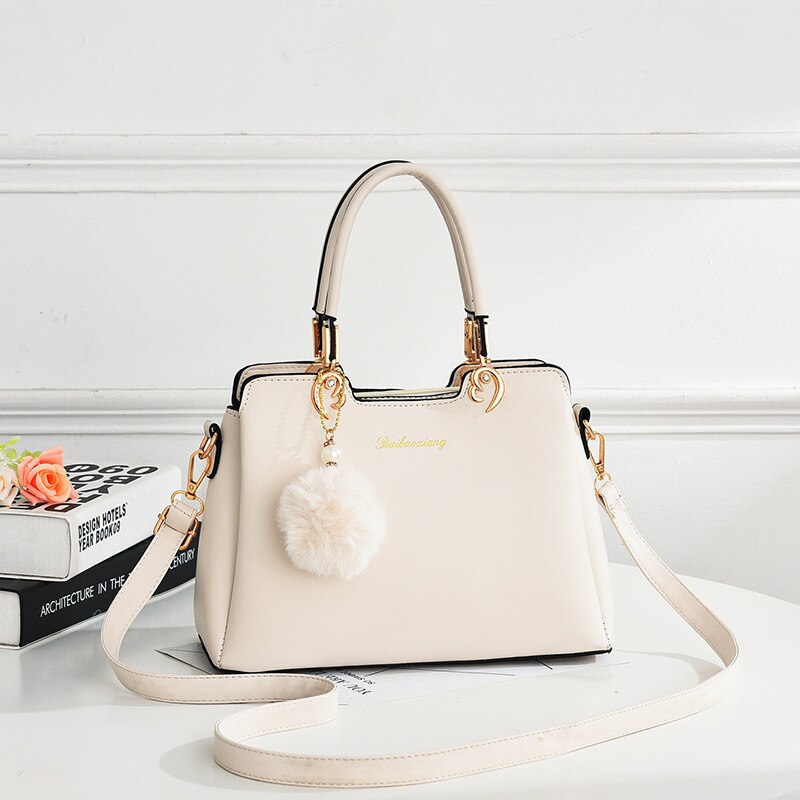 FRAUEN Tasche Tasche Neue Stil Fluss Nahen-im alter von Mutter Schulter Tasche Hand Schulter Tasche Große Kapazität PU handtasche: WHITE