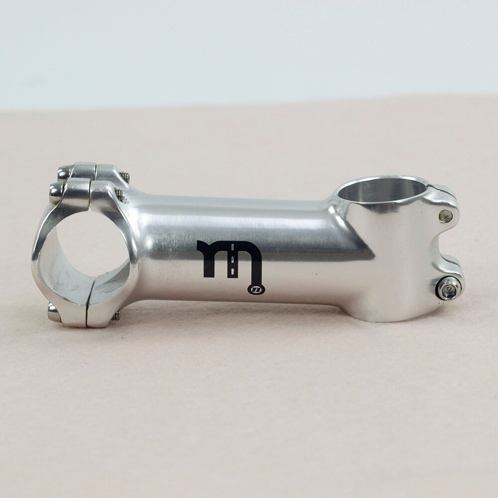 SILVEROCK Alunimum Stuurpen 6 Graden 31.8mm Bar Boring 28.6mm 1 1/8 "Touring Racefiets MTB Stuurpen 90mm Klassieke Zilveren
