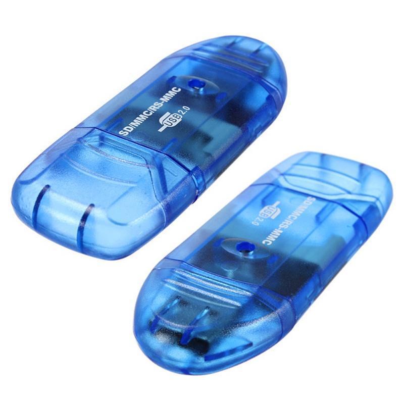 High Speed Mini Micro SD T-Flash TF SDHC USB 2.0 Memory Card Reader Adapter with LED Indicator Lights