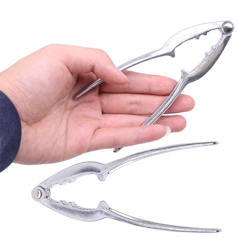 Aluminium valnöt clip hem nötknäppare nöt knäcke valnöt remover öppnare robust tång nöt clips skal  k1 e 2