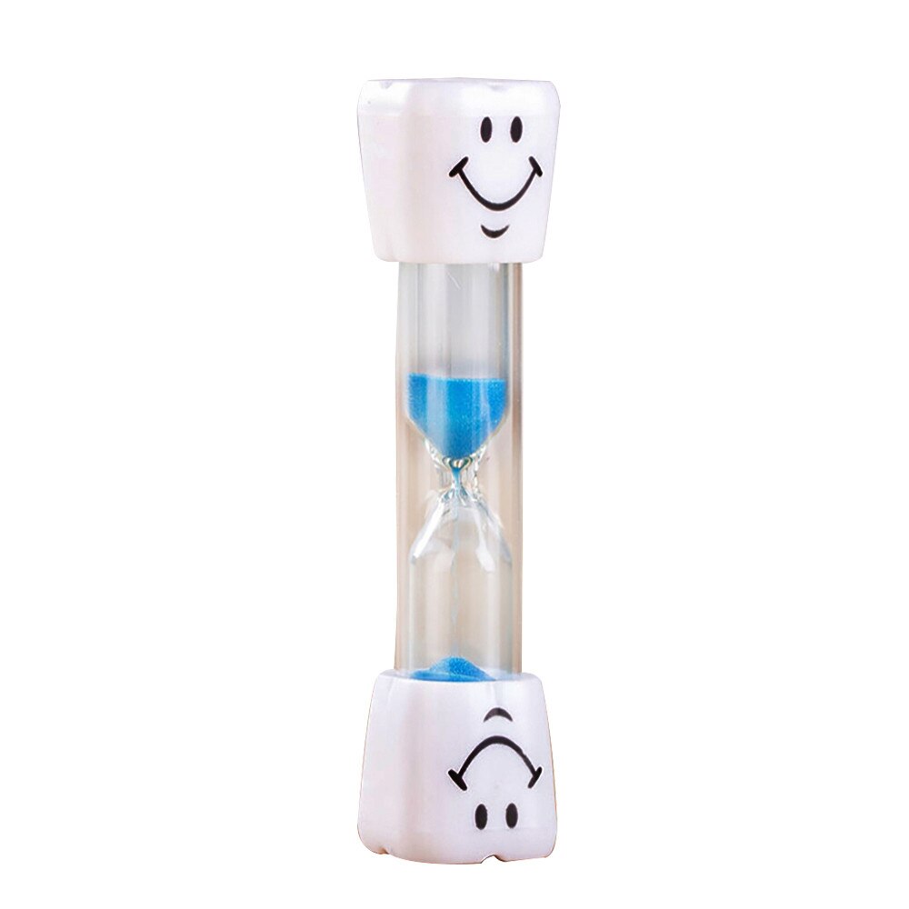 3 Minute Smiley Sand Timer Children Kids Toothbrush Timer Hourglass Sandglass Sand Clock Egg Timer Tea Cafe Timekeeping: Blue