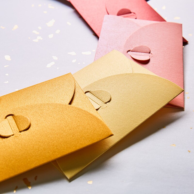 10pcs/lot Mini/Large Love Heart Paper Envelopes Kawaii Card for Wedding Invitations Greeting Cute Envelope Letter Paper