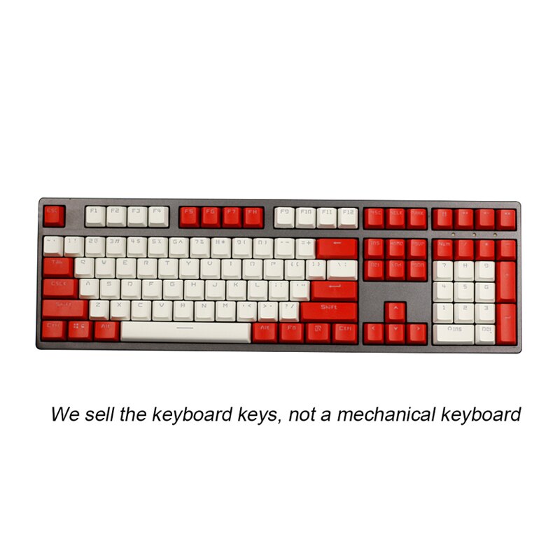 Pink Purple Blue Mechanical Keyboard Key Cap 104/87 Keycap ABS Transparent Key Cap For Gaming Mechanical Keyboard MX Keycaps