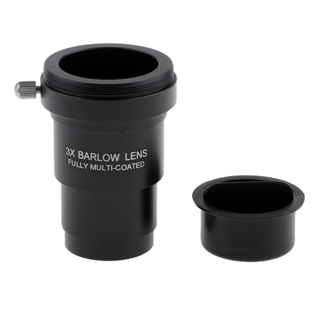 Teleskop tillbehör okular 3x barlow objektiv för orion 127/1500 50/750 80ed optiskt glas & metallmaterial