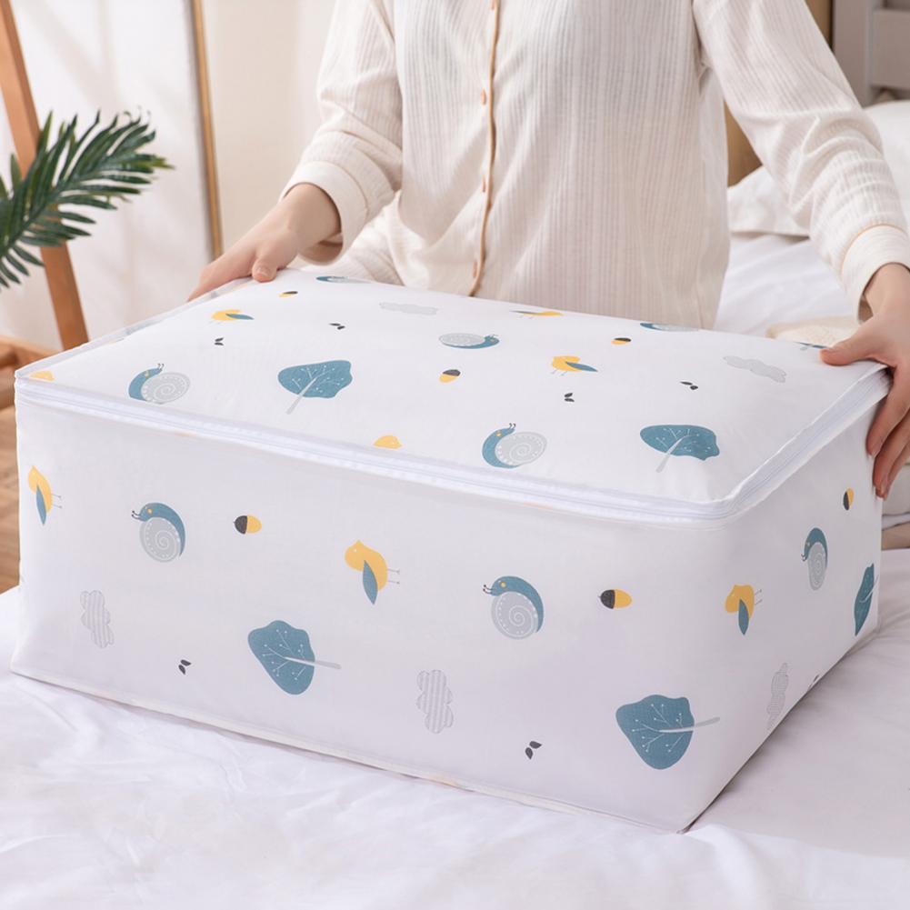   Quilt Clothes Organizer Storage Bag Reinforced Anti-deformed Space Saving Versatility Blanket Storage Bag Household Supply   