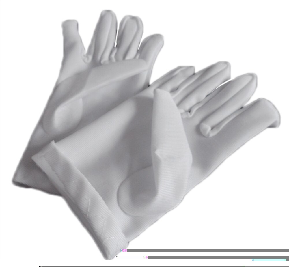 Gants de danse pour enfants, 1 paire, élastiques blancs, pour Festival, maternelle, filles/garçons, courts spectacles, serrés, L3Q2