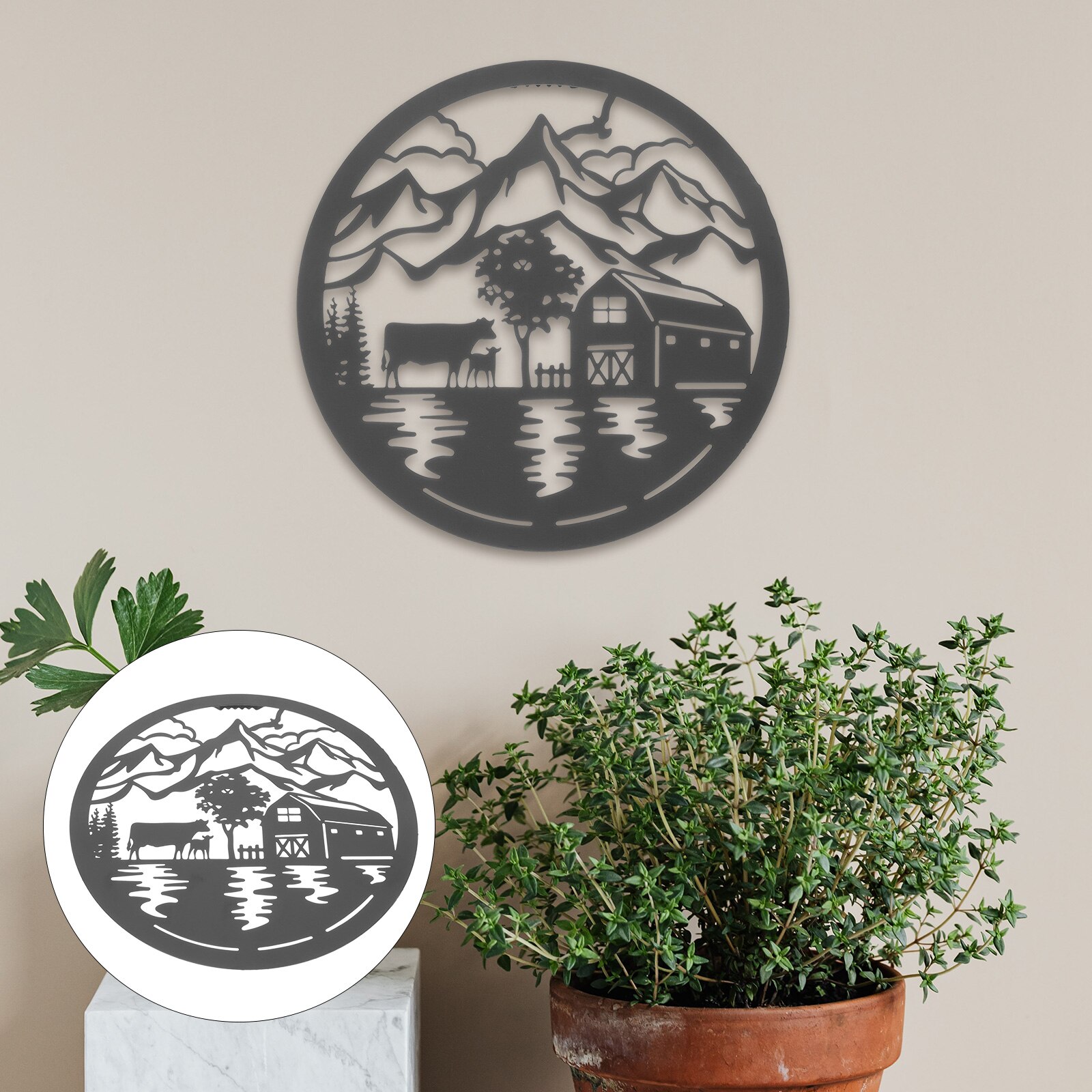Metal Silhouette Wall Art