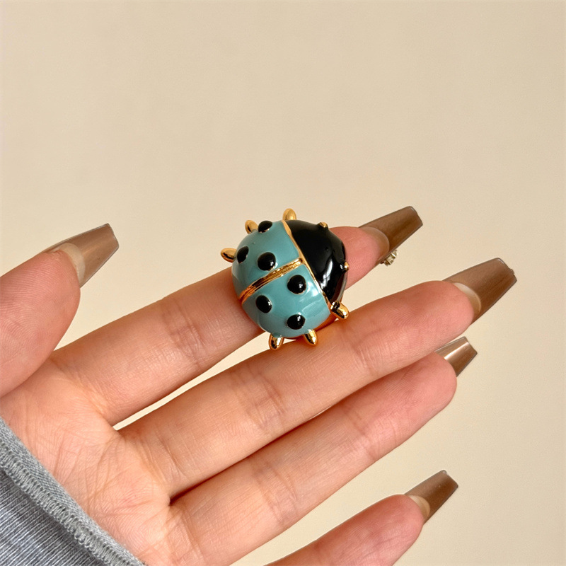 HangZhi Vintage esmalte Rhinestone insecto anillo colorido lindo mariposa escarabajo Punk Y2K joyería para mujeres