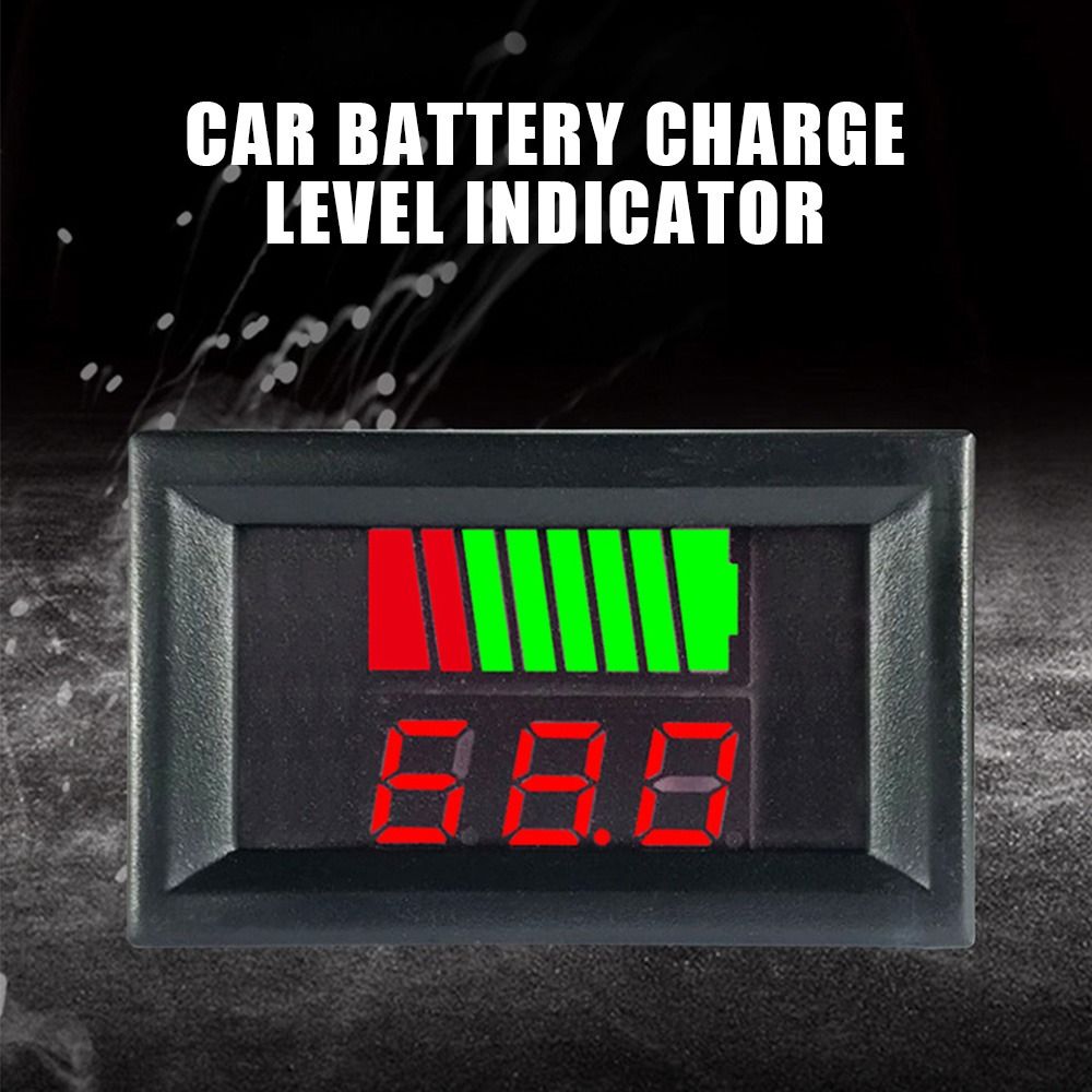 Indicatore di livello di carica della batteria dell'auto 12/24/36/48V misuratore di capacità della batteria al litio professionale Schermo tester del Schermo digitale a portato
