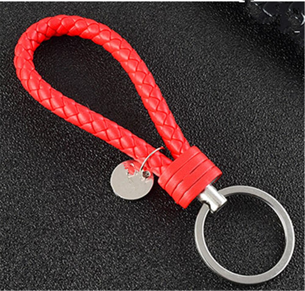 Porte-clés en cuir tressé en forme de voiture, pendentif, corde, diy, pour lexus  is350 gs430 rx400h rx330 is250 es330: Orange