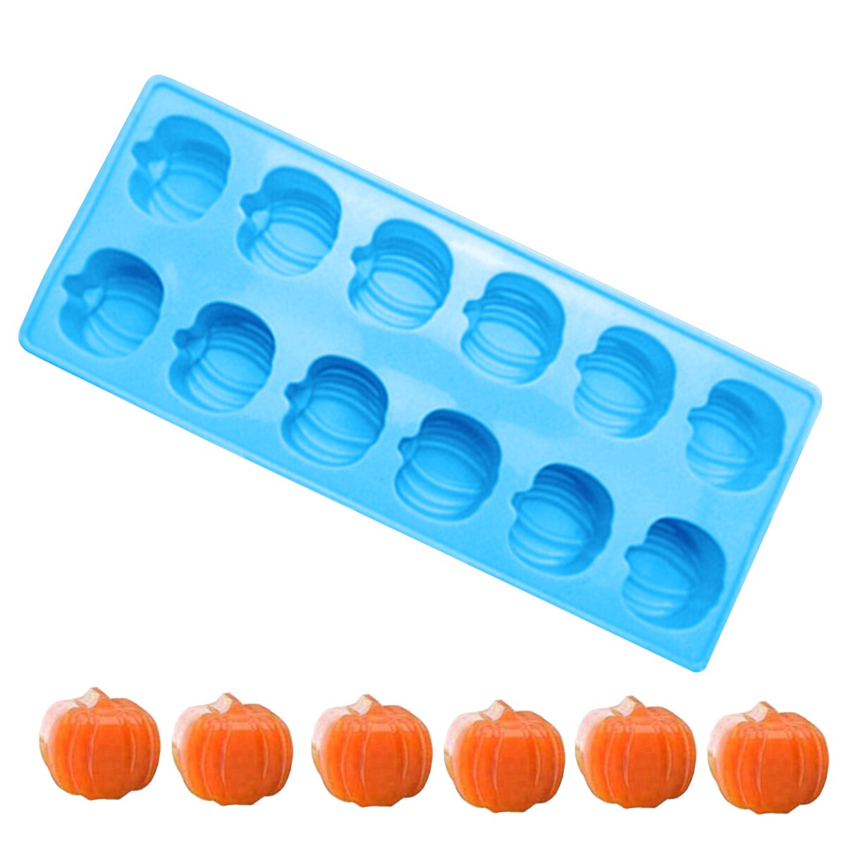 1Pc Halloween Silicone Mould Pompoen Cake Chocolade Decor Bakvorm Geschikt Cakevorm Decorating Gereedschap Bakken Accessoires: 4