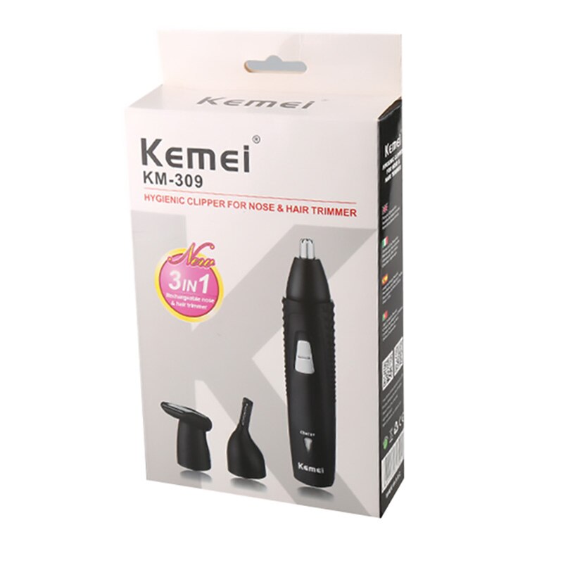 3in1 rechargeable nose trimmer beard trimer for men ear eyebrow machine nose hair trimmer for nose and ear hair removal clean