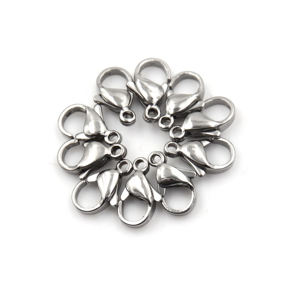 Pick Rvs Kreeft Sluitingen Voor Sieraden Maken Ketting Armband Diy Sieraden 10Pcs