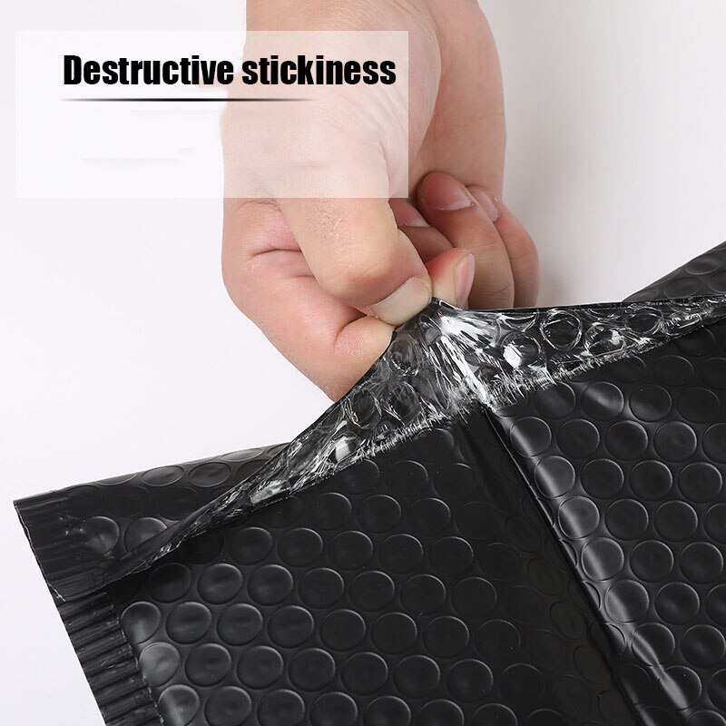 50 Pcs Black Envelope Bubble Bag Mailing Padded Envelopes Packaging Mailer Self Seal Express Bag