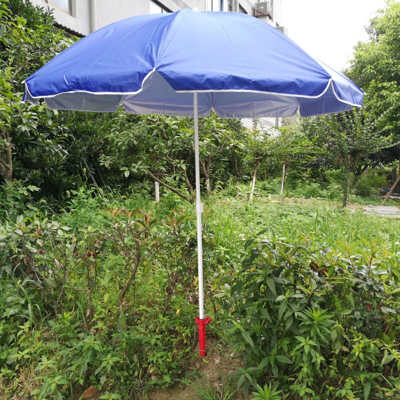 Parasol strækning fast standholder strand fiskeri regnudstyr haven gårdhave parasol fodstift indsættelse jordanker spike