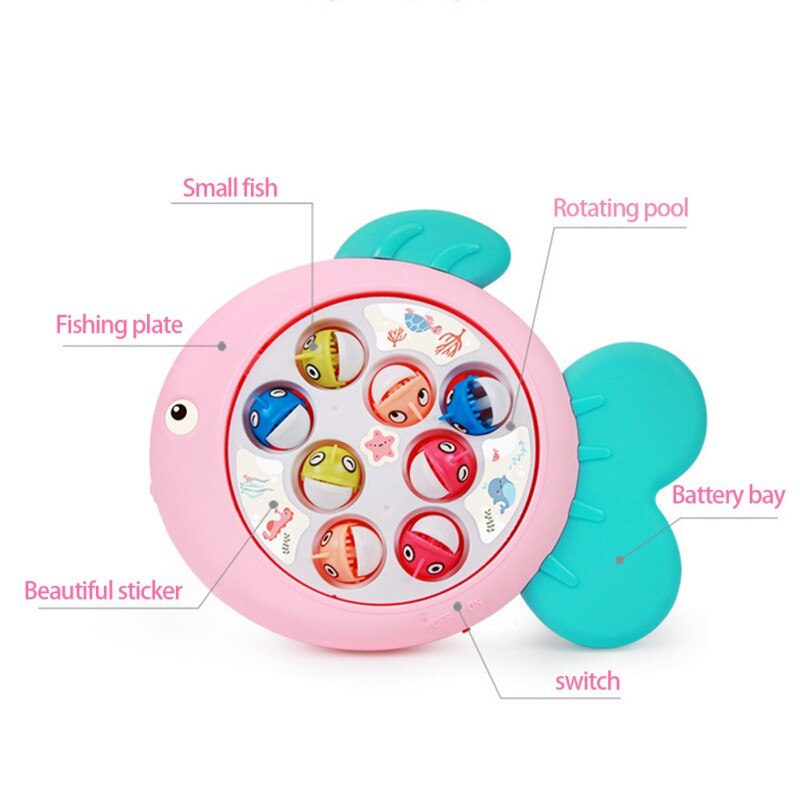 Kids Electronic Toys Child Vocal Toys Play Fishing Games Toy