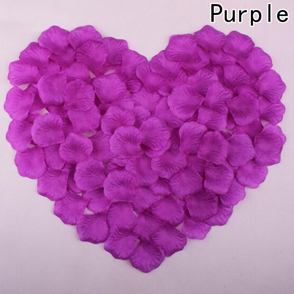 100 Pcs Bruiloft Bloemblaadjes Kunstmatige Zijden Rozenblaadjes Bloemen Petalas Petalos Wedding Bridal Shower Aisle Vaas Decor Confetti
