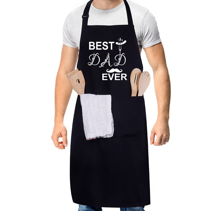 Beste Papa Ooit Schort Grappige Voor Vaderdag Koken Schort Voor Mannen Restaurant Keuken Werkkleding Food Service Uniformen