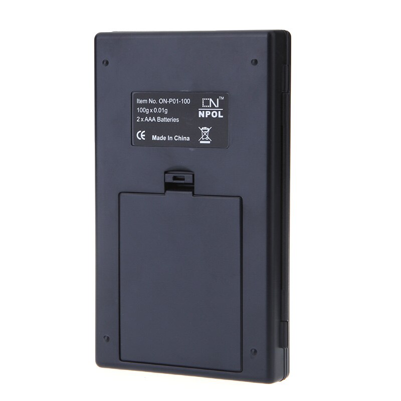 Portable Digital Kitchen Scale Jewelry Gold Weight Measuring Tool 100/0.01G LCD Pocket Weighting Electronic Scales Digital Scale