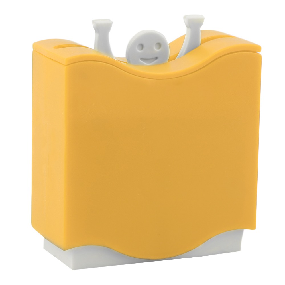 1 peso de la pc elevador Soporte automático para palillos de dientes cubo palillo diente recoger organizador caja cure-dent mesa de bar casera Decoración Accesorios