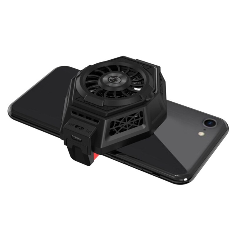 Mobiele Telefoon Koeler, Mobiele Telefoon Koeler Halfgeleider Koeling Functie Voor 4 Tot 6.7 Inch Mobiele Telefoon Zwart