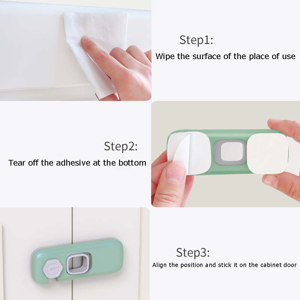 Baby Safety Child Lock Home Refrigerator Freezer Door Lock Catch Toddler Kids Child Cabinet Locks Baby Protect