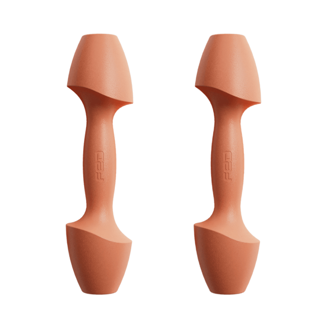 Selfree 2 stk dumbbells treningsvekter dumbbell sett treningsutstyr trening barbell vekter fitness hjemme kvinner slanking: Oransje