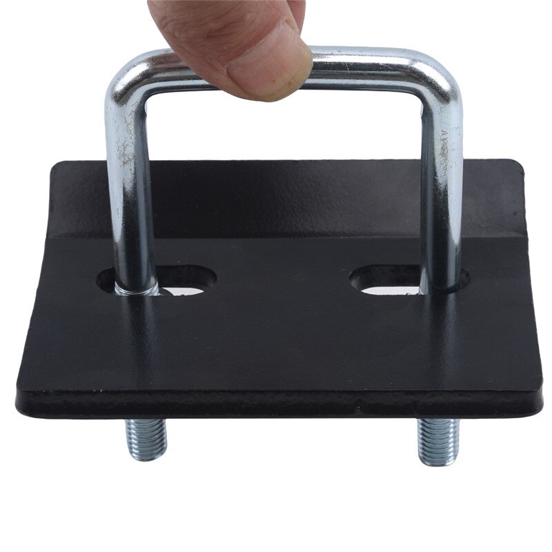1 Set Of Black 1 Trailer Piece + 1U Type Screw + 2 Nut + 2 Pad + 2 Washer Trailer Hook Bar Trailer Arm Trailer anti-loose Device