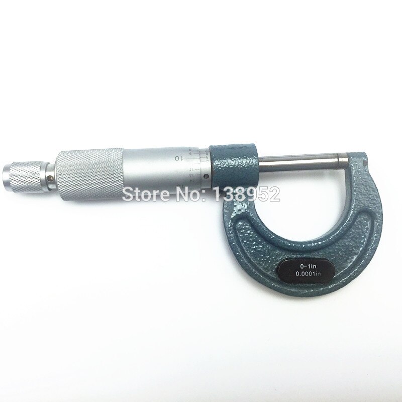 Micrómetro de tope de trinquete, 0-1 &quot;, exterior, 0,0001&quot;