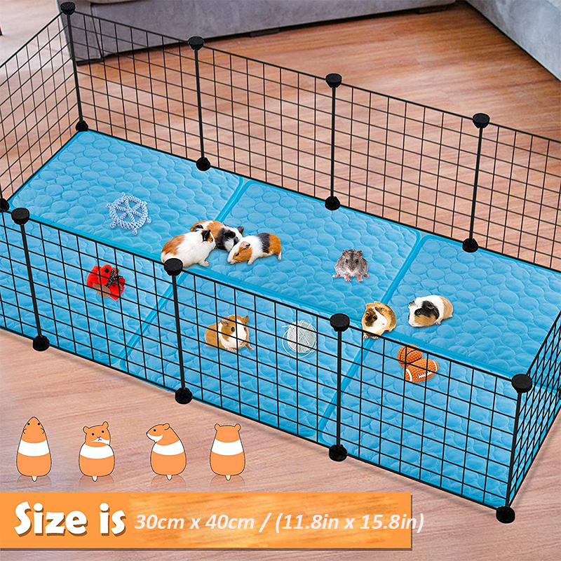 Meerschweinchen-Käfigin-Einlagen, Sommer-Kühlmatte für kleine Tiere, atmungsaktives Hamster-Pipi-Pad für Kaninchenkäfig, Chinchilla, Igel, Haustierartikel