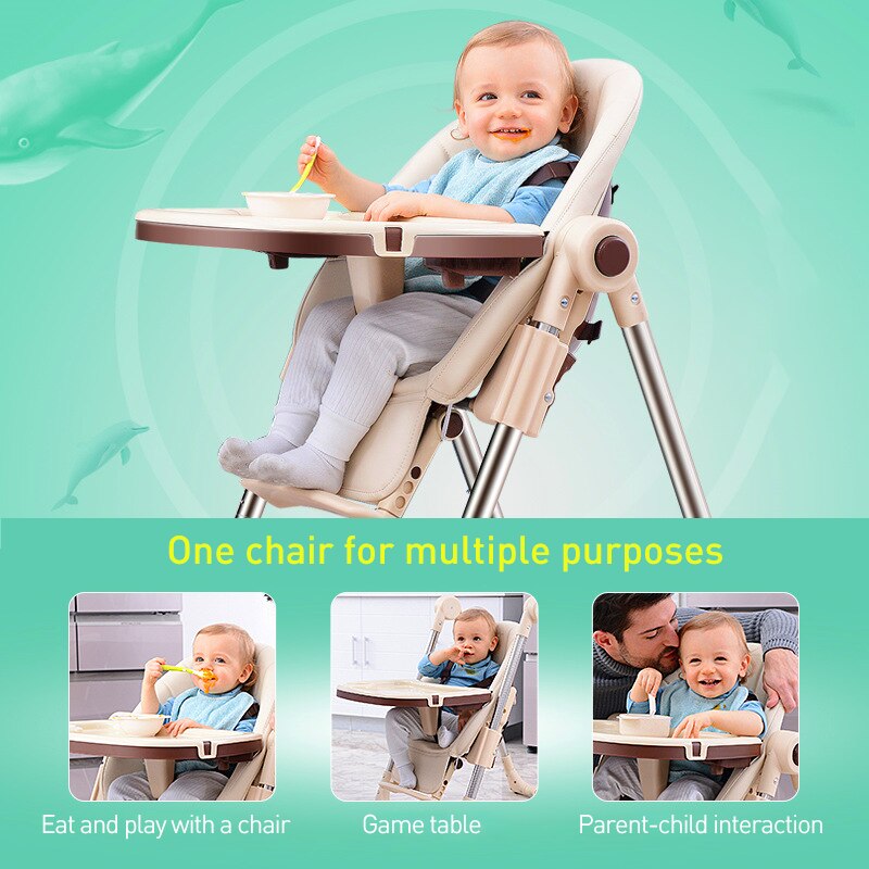 LazyChild Baby Esszimmer Stuhl, Art Baby Stuhl, essen Esstisch Und Stuhl, Multifunktionale Faltbare Kleinkind Sitz