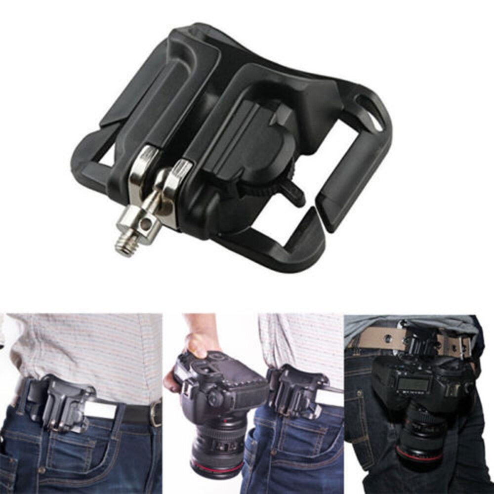 Taille Gürtel für Sony Canon Nikon SLR DSLR Kamera Schnell Strap Ladegerät Holster Aufhänger Taste Schnalle Montieren Clip Kamera Zubehör