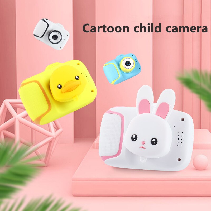 Mini børn anti-fald digital videokamera sødt tegneserie legetøj kamera børn drenge piger kamera børn kamera mini slr