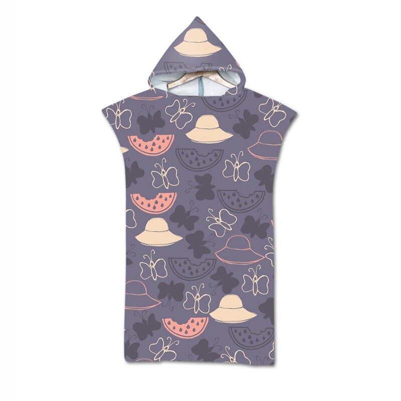 Nowy ręcznik z delfinami dla dorosłych szlafrok z mikrofibry szlafrok ręcznik kąpielowy z kapturem pływanie surfing kostiumy kąpielowe