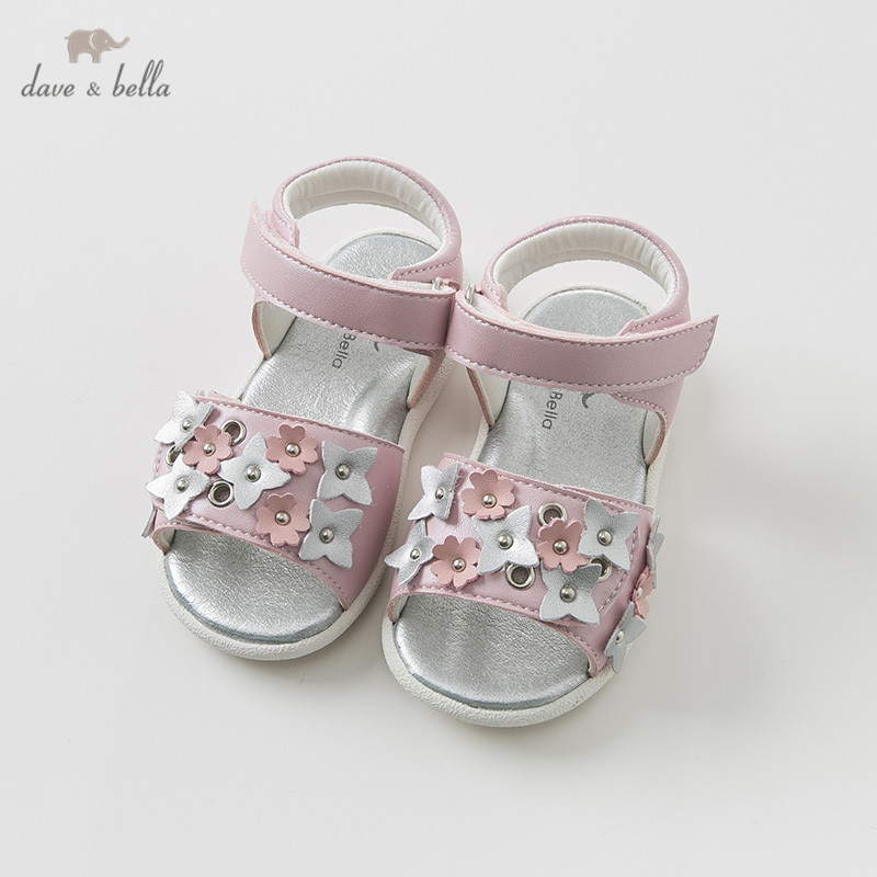 DB10242 Dave Bella summer baby girl sandals born infant shoes girl sandals Princesss shoes