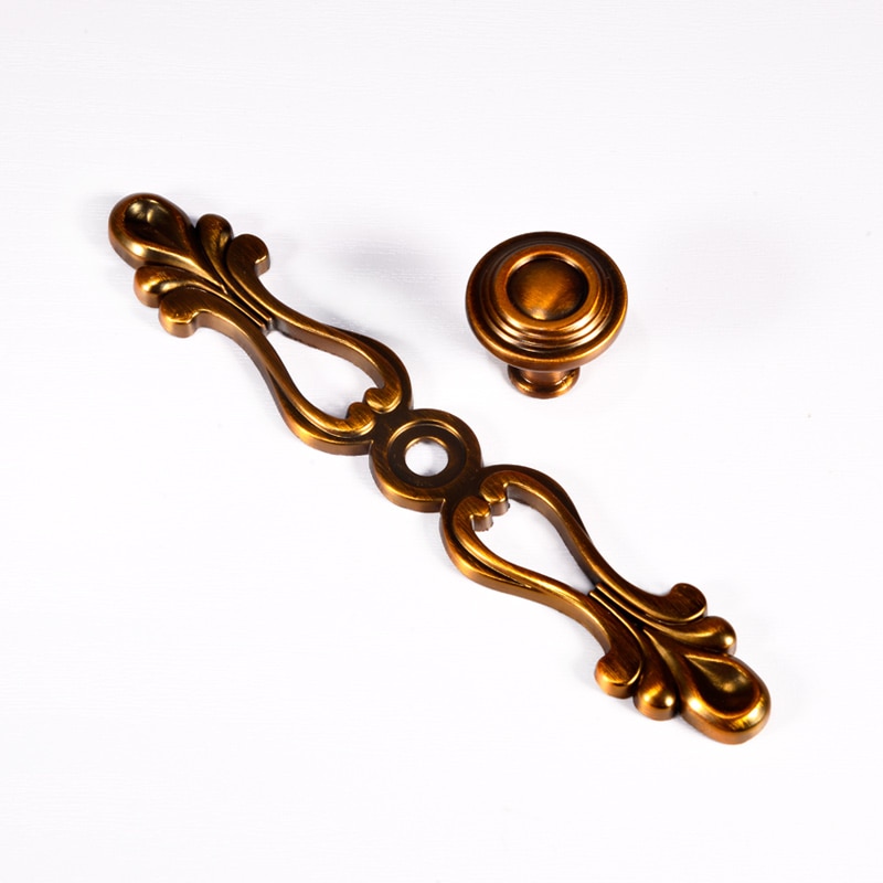 Tirador de mueble moderno bronce chino, Pomos y tiradores de armario de cocina, armario, tirador de puerta de armario, cajones