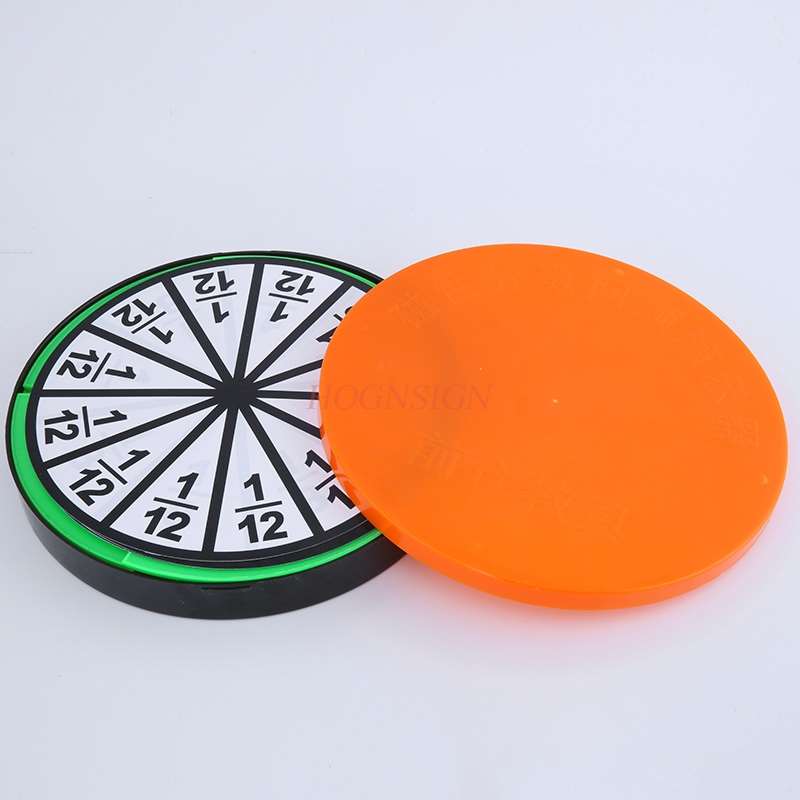 Matematik läromedel matte läromedel / poäng demonstrator / magnetisk bråkdel demonstrator / tallrik / cirkel