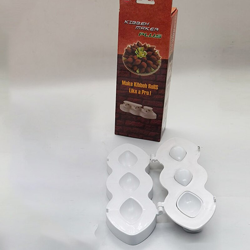 Kitchen Tools Meatball Maker Manual Meatloaf Mold Maker Stuffed Meatball Kibbeh Maker Processor Roll Cake Dessert Decor: Three grid trumpet