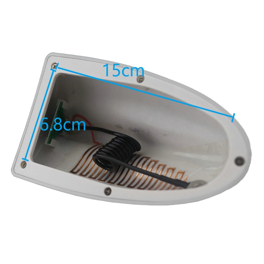 1pcs Car Radio Shark Fin Antenna for Renault Scenic 2 3 1 ii iii Auto Aerials Replacement Antenna Sharkfin Black Silver White